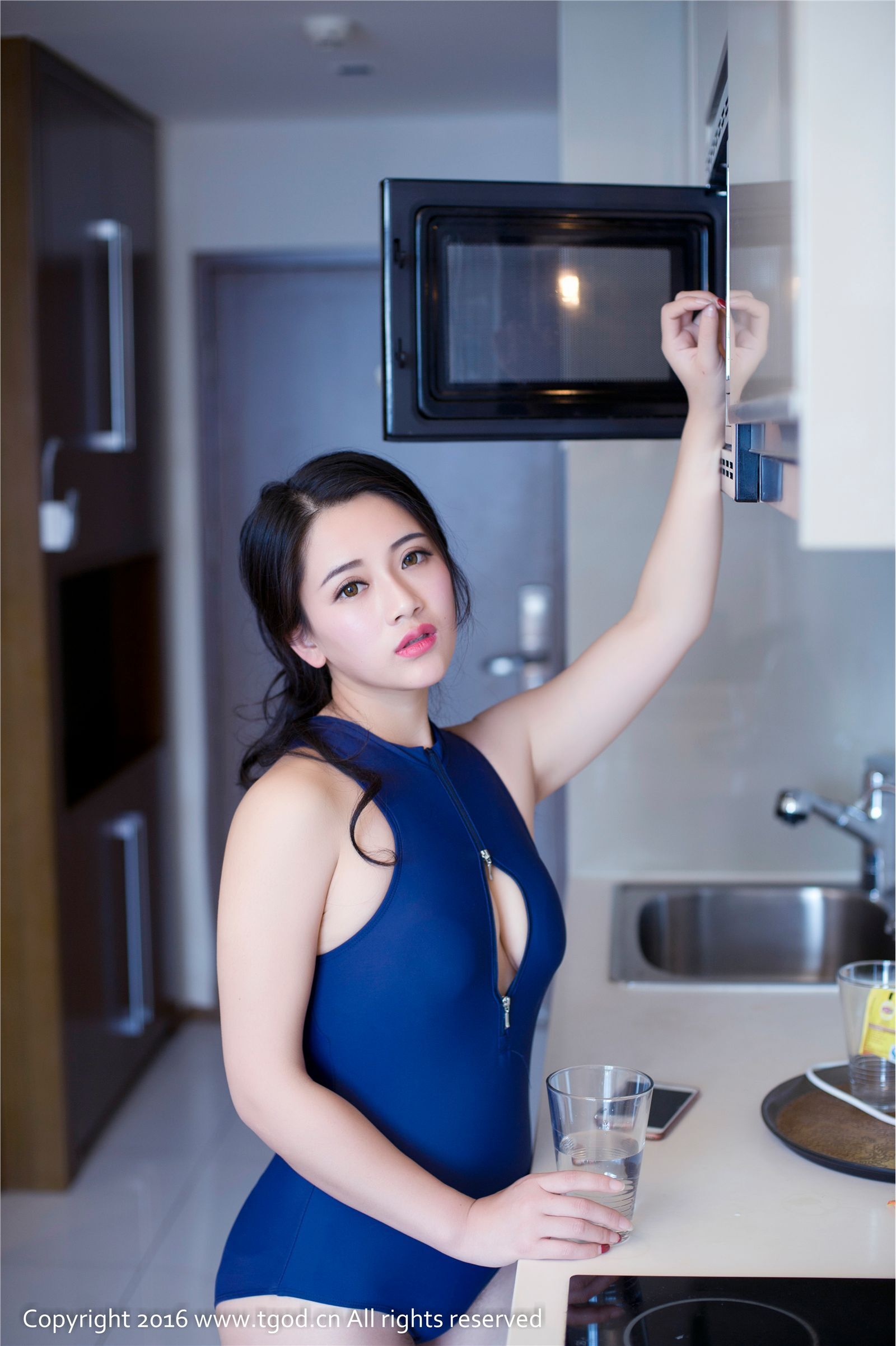 [tgod push goddess] April 4, 2016 Zhu Xiaoxu's next door girl's temptation vacuum dress
